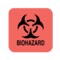 Nevs Label, Biohazard Symbol 3" x 3" MLP-0010 - alternate 1